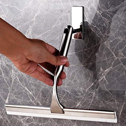 All-Purpose Shower Squeegee for Showers,Bathroom, Window and Car Glass,Heavy Duty Stainless Steel,10',10 Inches