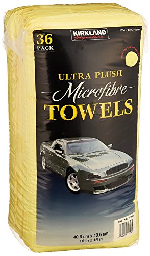 Kirkland Signature WAwHHC Ultra High Pile Premium Microfiber Towels, 36 Pack, 2 Units