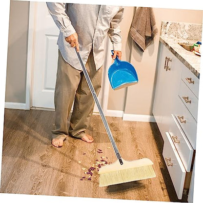 Wood Broom Long Handle Bristle Broom Soft Bristles Tile Surface Heavy Duty Cleaning Brush