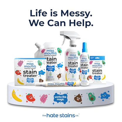 Miss Mouth's Messy Eater Stain Treater Spray - 16oz Stain Remover - Newborn & Baby Essentials - No Dry Cleaning Food, Grease, Coffee Off Laundry, Underwear, Fabric - style: 1 Pack (16oz)