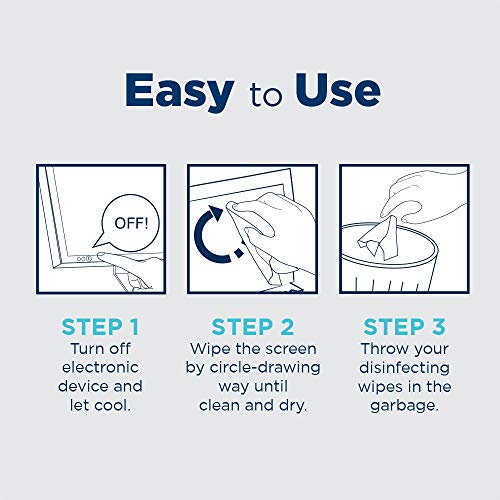 Tech Armor Cleaning Wipes - Screen Wipes for TV Screen, Computer Screen, for Laptop, Phone, Ipad - Computer Electronic kit - 100 Wipes