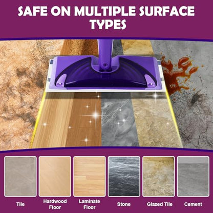 Mopping Pad Refill Compatible with Wet Jet Mop, Disposable Multi Surface Wetjet Hardwood Floor Cleaner Spray Mop Pads Refills, Thickness & Absorbent (60) - size: 60 Count