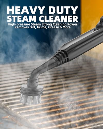 Steam Cleaner, Steam Cleaner For Home, Handheld Steam Cleaner With 30 Accessories, 1500W, 230°F High Temperature, Heavy Duty Portable Steamer with 1.5L Tank for Home Floor Cleaning