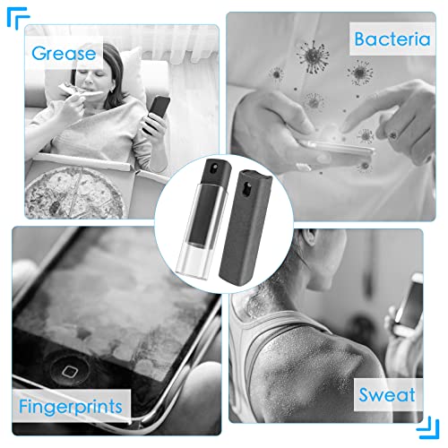 AKARY Screen Cleaner - All in One Touchscreen Mist Cleaner, Fingerprint-Proof for Phones, Pads, Laptops & Monitors (Black) (Screen Cleaner (Black)) - size: Screen Cleaner