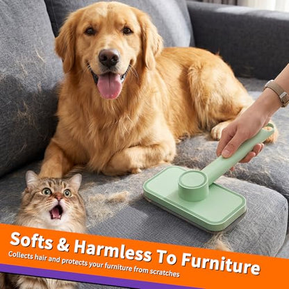 Pet Hair Remover – Reusable Lint Remover for Dog and Cat Hair, Pet Carpet Cleaner Electrostatic Lint Brush Magic Pet Hair Removal Tool for Couch, Clothes, Carpet,Rugs, Car, Bedding, Fabric Furniture - color: Color-6