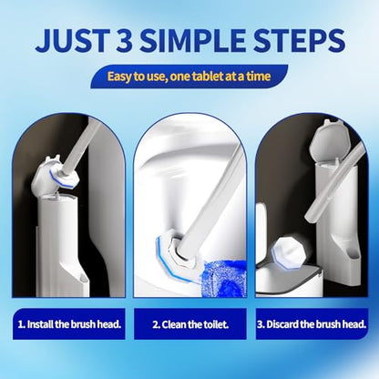 60PCS Toilet Wand Refills Compatible with Clorox Toilet Wand. Disposable Toilet Brush Refills. Bathroom Cleaning. Disposable Toilet Bowl. High-Density Disposable Toilet Brush Scrubber - style: 60 refflls（Without handle）