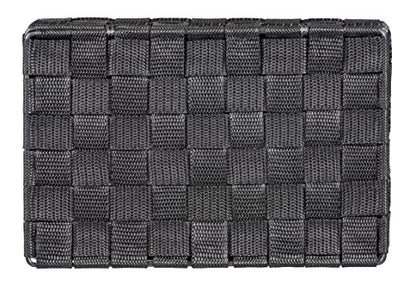 Wenko Adria Storage Basket, dark grey, 26 x 7 x 17 cm - color: Dark Grey