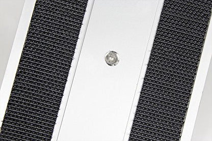 CleanAide Flat Mop Plate Frame for Microfiber Pads, Commercial-Grade Aluminum with 360° Swivel, Hook and Loop Fastening, Lightweight and Durable, Gray, Frame Only, 18 Inches - size: 18
