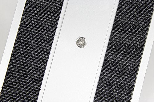 CleanAide Flat Mop Plate Frame for 10" Microfiber Pads, Commercial-Grade Aluminum with 360° Swivel, Hook and Loop Fastening, Lightweight and Durable, Gray, 10" Frame, 10 Inches - size: 10