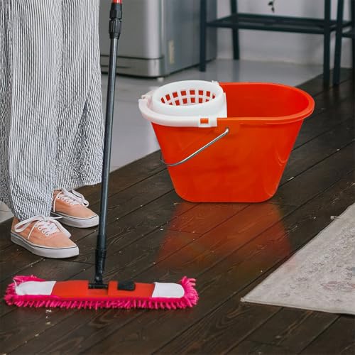 VOSAREA Plastic Mop Bucket, Cleaning Mop Bucket Replacement Drainage Basket Cleaning Strainer Basket for s
