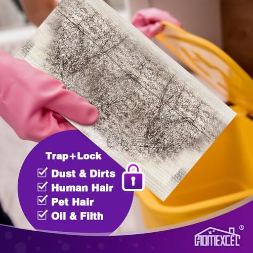 HOMEXCEL Multi-Layer Dry Floor Mop Pads Refills Compatible with Swiffer Wet Jet-All Purpose Multi Surface Floor Cleaner Spray Mop Pads Replacement for Hardwood Floor,16 Count