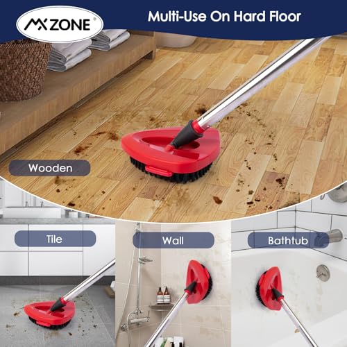 Scrubber Mop Head Replacement Compatible with O Cedar EasyWring 1 Tank System, Spin Mop Scrub Brush Head, Hard Bristle Cleaning Brush Attachment for Kitchen Tile Floor, Not Fit RinseClean - size: 1pcs 1-Tank Scrub Brush
