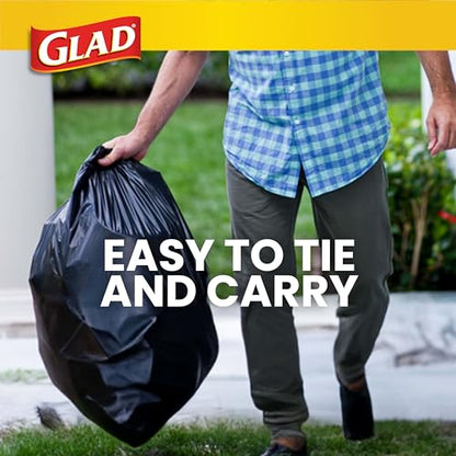 Glad Trash Bags, Strong Quick-Tie Large Garbage Bags - 30 Gallon - 21 Count (Package May Vary) - size: 21 Count (Pack of 1)
