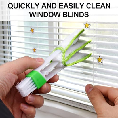 Air Vent Cleaning Brush, Car Vent Cleaner, Duster Brush, Multifunctional, Removable & Washable for Computer Keyboards, Fans, Car Interior Cleaning Air Conditions Fan Dusters
