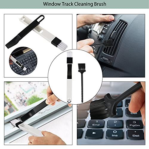 Openfly Venetian Blind Cleaner Duster Tool, Hand-held Window Shutters Duster, Window Blind Cleaning Tool, Groove Gap Cleaning Brush for Blind, Air Conditioner, Car Vents, Fan, Door Window Track- 8Pack