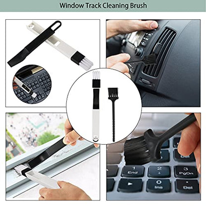 Openfly Venetian Blind Cleaner Duster Tool, Hand-held Window Shutters Duster, Window Blind Cleaning Tool, Groove Gap Cleaning Brush for Blind, Air Conditioner, Car Vents, Fan, Door Window Track- 8Pack