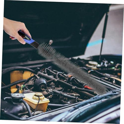 Dust Cleaning Brush Tool for Home Radiators and Refrigerators Ergonomic Handle for Easy Access to Condenser Coils Practical Cleaning for Appliances