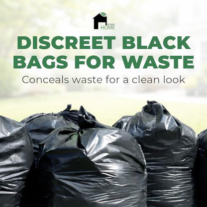 EconoHome 55-60 Gallon Contractor Garbage Bags - 2.8 Mil Extra Thick Heavy Duty Trash Bags for Construction, Lawn & Yard Cleanup, Demo & Commercial Use - Made in USA - Extra Large, 38x53" - 50-Count - style: 50 pack