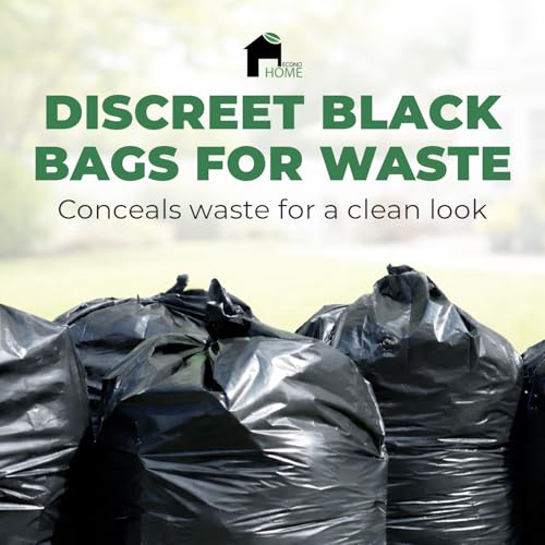 EconoHome 55-60 Gallon Contractor Garbage Bags - 2.8 Mil Extra Thick Heavy Duty Trash Bags for Construction, Lawn & Yard Cleanup, Demo & Commercial Use - Made in USA - Extra Large, 38x53" - 100-Count - style: 100 pack