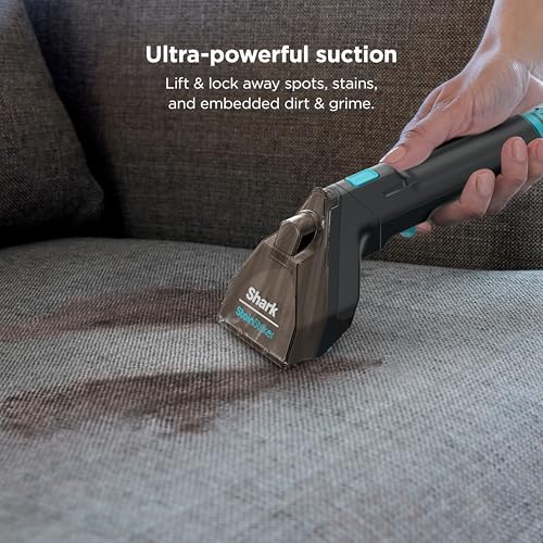 Shark StainStriker Portable Carpet and Upholstery Cleaner with On Board Self Clean, Spot, Stain and Odor Eliminator, 2 Tools, 2 Solutions, Charcoal - style: StainStriker + 2 Tools
