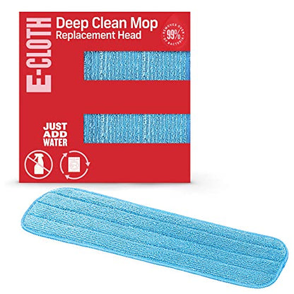 E-Cloth Microfiber Mop Head Replacement - Reusable Microfiber Mop Pads, Washable Replacement Pads, Multi-Surface Floor Cleaning Cloths for Hardwood, Tile & Laminate - 1 Pack