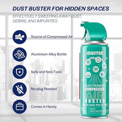 Keyboard Cleaner Air Spray for Computers - 10oz Air Can Duster for Electronics, 3PCS - size: 10oz 3PCS