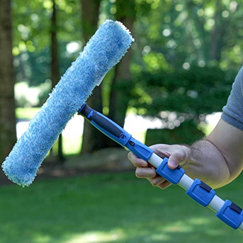 Unger Professional Connect & Clean 3’-6’ Aluminum Telescopic Extension Pole with Locking Cone & Quick-Flip Clamp – Compatible with Cleaning Tool Attachments, Window Cleaning & Dusting Tool (Pack of 2) - size: 3 - 6 Foot (Pack of 2)