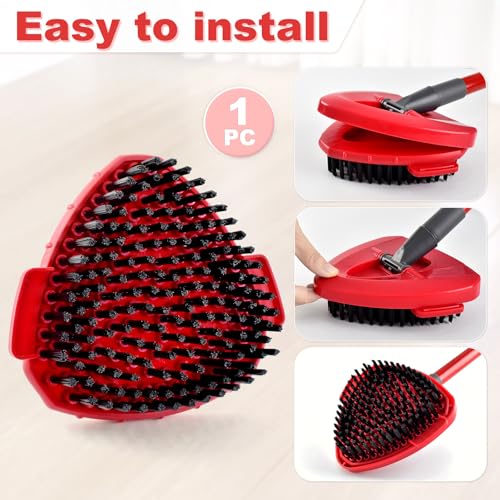 Scrubber Mop Head for Ocedar, Upgrade Scrub Brush for Oceda, Spin Mop Scrub Brush Head for Ocedar EasyWring 1-Tank, More Bristles Scrub Brush Attachment for Bathroom - size: 1 Pack Scrubber Mop Head-1Tank