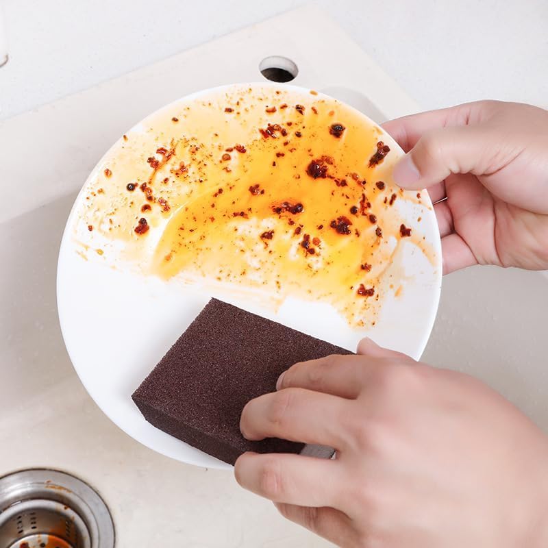 Magic Emery Cleaning Sponge, Nano Carborundum Sponge, Stainless Steel Sinks and Kitchen Utensils, Essential Kitchen Cleaning Tool (3Pcs) - color: 3pcs