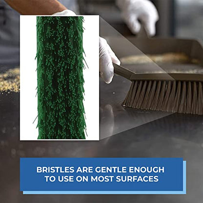 Remco 1 19/32 in W Bench Brush, Medium, 6 1/2 in L Handle, 6 1/2 in L Brush, Green, Plastic 45892-1 Each - color: Green, size: 4589