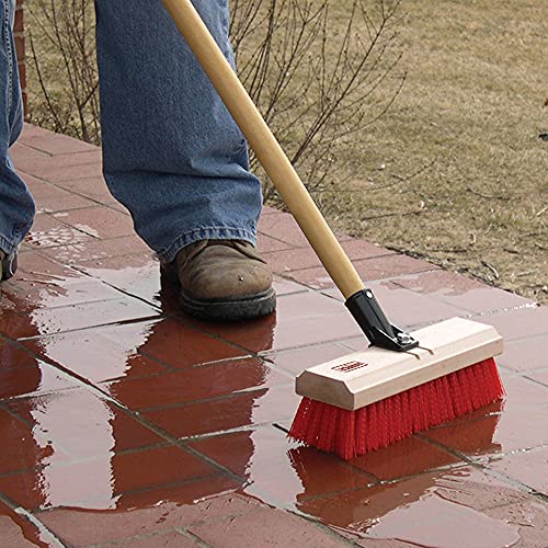 Harper 37518100 Deck/Patio Cleaning Set with 60 in. Handle Deck Brush, Heavy Duty Corn Broom, Scrubbing Brush and Long Reach Scrubbing Brush - style: Deck/Patio Cleaning Set