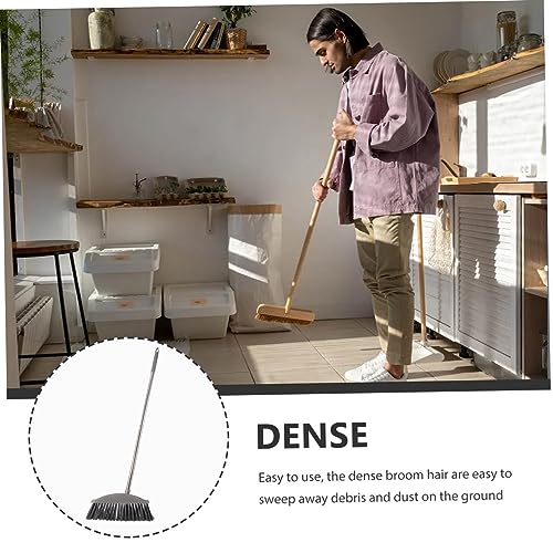 Levemolo Stainless Steel Outdoor Broom with Long Handle Floor Wiper for Home and Cleaning Compact and Easy to Store for Indoor and Outdoor Use