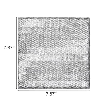 Double-Layer Steel Wire Cleaning Cloth - Non-Scratch Wire Dishcloth Rag Heavy Duty Scrub Pads Multi-Purpose Silver Mesh Scouring Pads for Dishes, Pots, Pans (10 pcs)