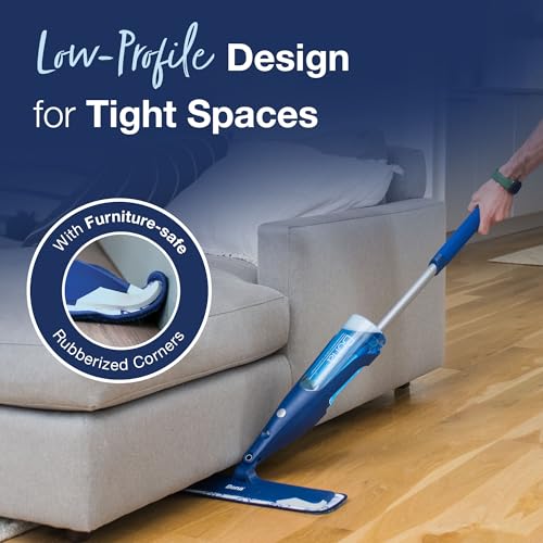 Bona Hardwood Floor Premium Spray Mop - Includes Wood Floor Cleaning Concentrate and Machine Washable Microfiber Cleaning Pad - Dual Zone Cleaning Design for Faster Cleanup - style: Premium Spray Mop: Concentrate Packet