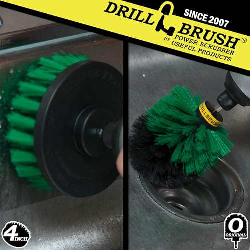 Household Kitchen Cleaners - Kitchen Cleaning Supplies - Cast Iron Skillet Scrubber - Pots and Pans Scrub Brush - Stovetop Cleaner - Oven Rack Shiner - Sink Scrubbing Brush Kit - Table Cleaning Tool - color: Green