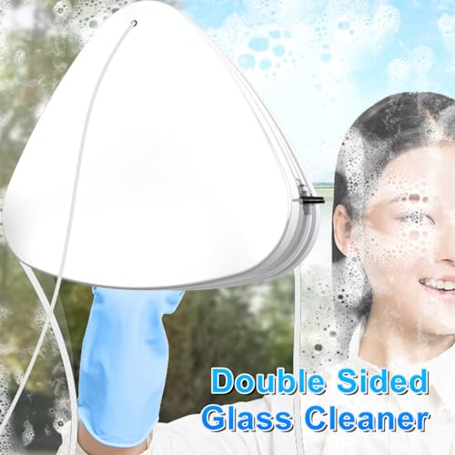 Double Sided Magnetic Window Cleaner, Outside Magnetic Window Cleaner, Double Sided Window Brush Glass Wiper Cleaning Tools, Outside Glass Wiper for Window Cleaning (15-26) - size: 15-26