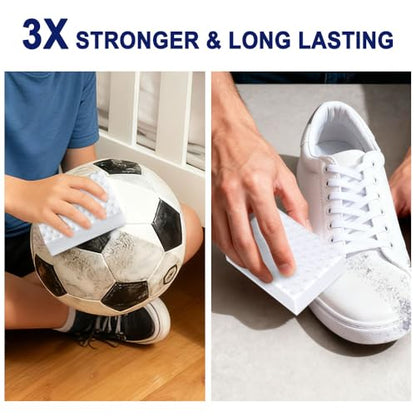 10 Pack Magic Sponge Eraser 3X Thick and Long Lasting Melamine Cleaning Sponges in Bulk - Multi Surface Scrubber Foam Cleaning Pads - Bathtub, Floor, Baseboard, Bathroom, Wall Cleaner （3.9*2.5*1.1in） - size: 3.9*2.4*0.8