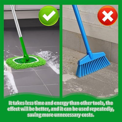 Reusable Microfiber Mop Pads, Compatible with Sweeper Sweeping Mopping pad Refills Cloths for Surface/Hardwood Floor Cleaning (4 Pack Green) - color: 4 Pack Green