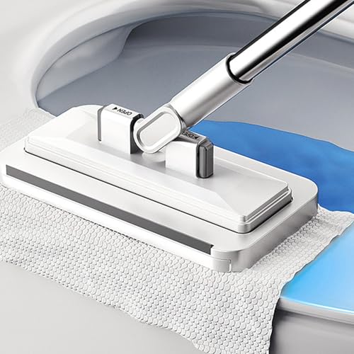 Zero Touch Mini Mop - Clip Style Wet Dry Floor Cleaner, Hand Free Cleaning Device, Lightweight Maintenance Tool | Room Hardwood Tile Laminate for Room Hardwood Tile Laminate - color: 95cm