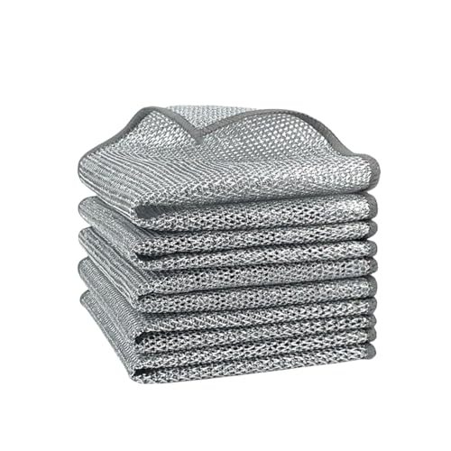 600pieces of Multifunctional Scratch-Free Wire Rags, Reusable, Wire dishcloths for scrubbing and Cleaning of Dishes, Sinks, stoves