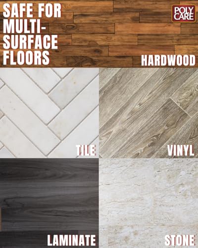 Hardwood Floor Cleaner Concentrate Premium Multi-Surface Spray Mop - Three Machine Washable Microfiber Cleaning Pads - for Hardwood, Stone, Tile, Laminate and Vinyl LVT/LVP Floors