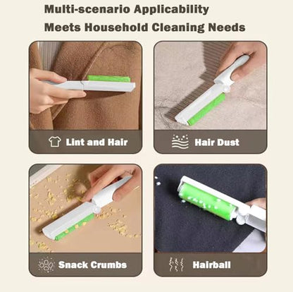 Mini Reusable Lint Roller 8 Pack, Washable Sticky Lint Roller Portable Travel Cat Dog Pet Hair Remover Cleaner with Cover for Clothes, Travel, Home - size: 8 Pack Mini Size