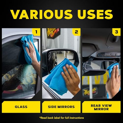 Meguiar's X190300 Perfect Clarity Glass Towels, Streak Free and Lint Free Finish -3 Pack - style: Clarity Glass Towel