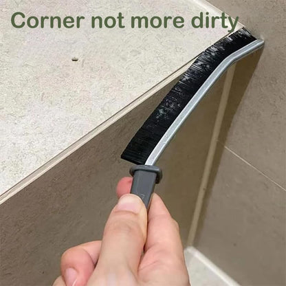 2 Pcs Crevice Cleaning Brush Hard Bristle Deep Reach Tight Space Cleaner for Bathroom Kitchen Tiles Windows Doors Slots