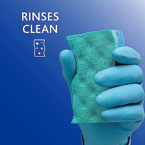 O-Cedar Multi-Use Scrunge Scrub Sponge (6 CT) with Playtex Living Reuseable Rubber Cleaning Gloves (Medium, 3 Pairs) - size: Variety Pack