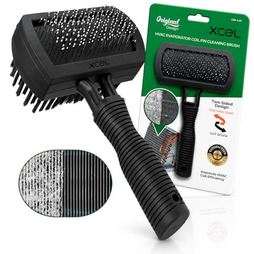 AC Coil Cleaning Brush & Fin Cleaner Comb for HVAC Evaporator & Condenser