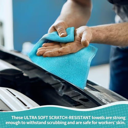 Microfiber Cleaning Cloth, 12 Pack Cleaning Rags, 12" x 12" Microfiber Towel, Lint Free Non-Abrasive Dusting Cloth, Microfiber Towels for Cars Kitchen Garage House Office - color: Multicolor, style: 12 Pack