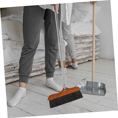 Ipetboom Long Handle Broom with Soft Bristles for Efficient Floor Cleaning for Home Office Kitchen and Garage Lightweight and Easy to Store with Creative Hanging Design