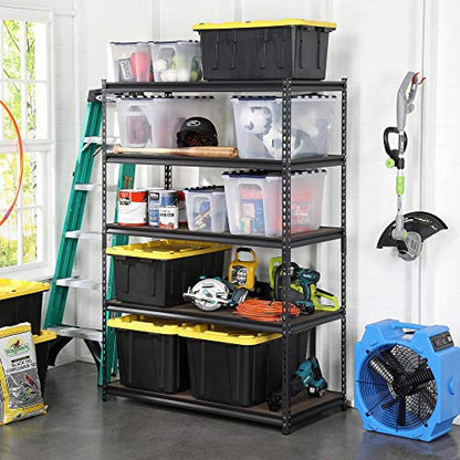 HDX 17 Gal. Storage Tough Tote in Black