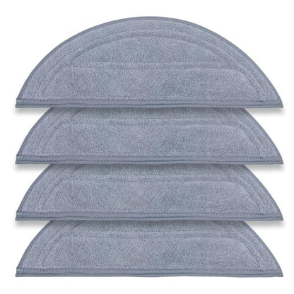 4Pack Washable Cloth Mop Pads for Roborock Saros 10/G30 Robot Vacuum, Replacement Parts Washing Mopping Pad Replacement Mop Pads for Efficient Home Cleaning - color: Saros 10 Mop
